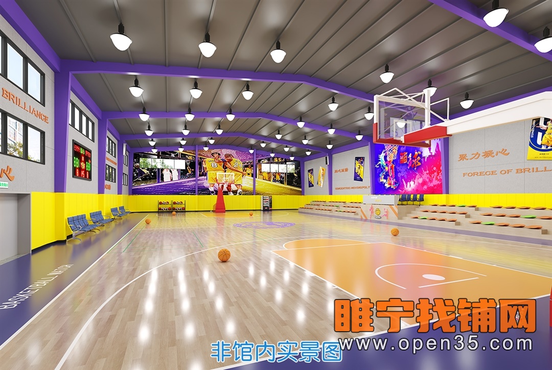 睢宁县城中心豪装青少年篮球馆转让